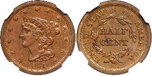 1/2 Cent USA (1776 - ) Copper 