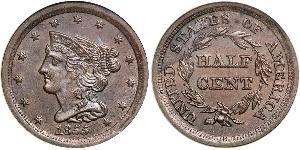 1/2 Cent États-Unis d