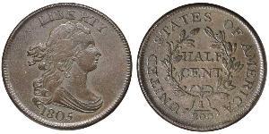 1/2 Cent États-Unis d