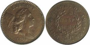 1/2 Cent États-Unis d