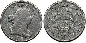 1/2 Cent États-Unis d