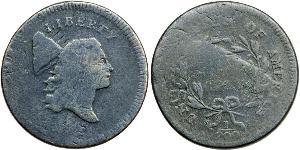 1/2 Cent Vereinigten Staaten von Amerika (1776 - ) Kupfer 
