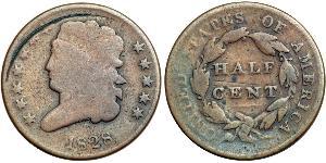 1/2 Cent Vereinigten Staaten von Amerika (1776 - ) Kupfer 