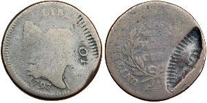 1/2 Cent Vereinigten Staaten von Amerika (1776 - ) Kupfer 