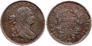 1/2 Cent Vereinigten Staaten von Amerika (1776 - ) Kupfer 