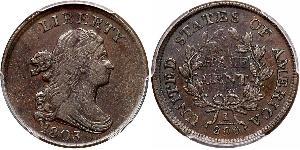 1/2 Cent Vereinigten Staaten von Amerika (1776 - ) Kupfer 