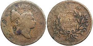 1/2 Cent Vereinigten Staaten von Amerika (1776 - ) Kupfer 