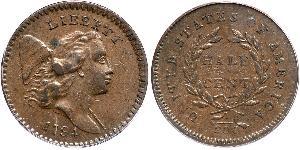 1/2 Cent Vereinigten Staaten von Amerika (1776 - ) Kupfer 