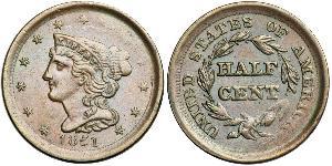 1/2 Cent Stati Uniti d