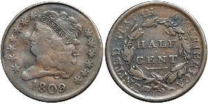 1/2 Cent Stati Uniti d