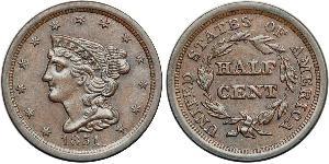 1/2 Cent Stati Uniti d