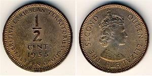 1/2 Cent   Elisabetta II (1926-2022)