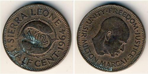 1/2 Cent 塞拉利昂 (1961 - )  