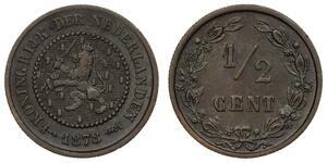 1/2 Cent 荷兰王国  