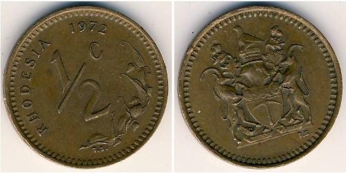 1/2 Cent 羅德西亞 (1965 - 1979) 青铜 