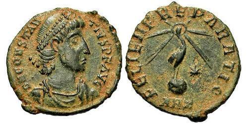 1/2 Centenionalis Empire romain (27BC-395) Bronze Constant I (320-350)
