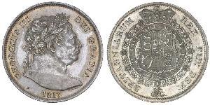 1/2 Corona Regno Unito di Gran Bretagna e Irlanda (1801-1922) Argento Giorgio III (1738-1820)