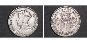 1/2 Corona Southern Rhodesia (1923-1980) Argento Giorgio V (1865-1936)