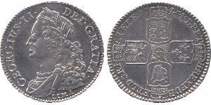 1/2 Corona Regno Unito di Gran Bretagna (1707-1801) Oro Giorgio II (1683-1760)