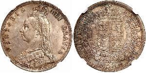 1/2 Crown Royaume-Uni de Grande-Bretagne et d