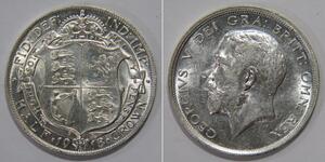 1/2 Crown Royaume-Uni de Grande-Bretagne et d