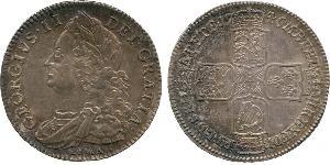 1/2 Crown Royaume de Grande-Bretagne (1707-1801) Argent George II (1683-1760)