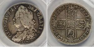 1/2 Crown Royaume de Grande-Bretagne (1707-1801) Argent George II (1683-1760)