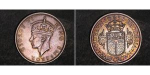 1/2 Crown Southern Rhodesia (1923-1980) Argent George VI (1895-1952)