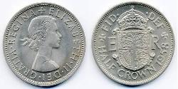 1/2 Crown United Kingdom (1922-) Copper/Nickel Elizabeth II (1926-2022)