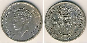 1/2 Crown Southern Rhodesia (1923-1980) Copper/Nickel George VI (1895-1952)