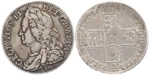 1/2 Crown Kingdom of Great Britain (1707-1801) Gold George II (1683-1760)