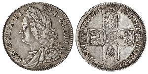 1/2 Crown Königreich Großbritannien (1707-1801) Gold Georg II (1683-1760)