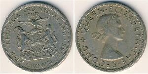 1/2 Crown Rhodesien (1965 - 1979) Kupfer 