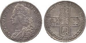 1/2 Crown Royaume de Grande-Bretagne (1707-1801) Or George II (1683-1760)