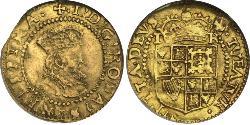 1/2 Crown Reino de Inglaterra (927-1649,1660-1707) Oro Jacobo I (1566-1625)
