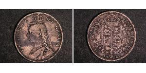 1/2 Crown Reino Unido de Gran Bretaña e Irlanda (1801-1922) Plata Victoria (1819 - 1901)