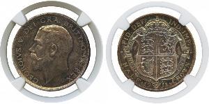 1/2 Crown Reino Unido de Gran Bretaña e Irlanda (1801-1922) Plata Jorge V (1865-1936)