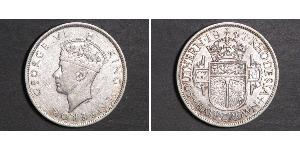 1/2 Crown Southern Rhodesia (1923-1980) Plata Jorge VI (1895-1952)