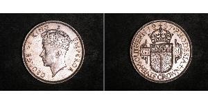 1/2 Crown Southern Rhodesia (1923-1980) Plata 