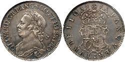 1/2 Crown Commonwealth of England (1649-1660) Silber 