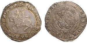 1/2 Crown Königreich England (927-1649,1660-1707) Silber Jakob I (1566-1625)