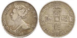 1/2 Crown Königreich Großbritannien (1707-1801) Silber Anne (Großbritannien)(1665-1714)