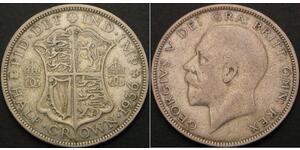 1/2 Crown Vereinigtes Königreich (1922-) Silber George V (1865-1936)