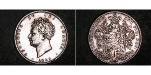1/2 Crown Vereinigtes Königreich von Großbritannien und Irland (1801-1922) Silber Georg IV (1762-1830)