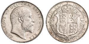 1/2 Crown Vereinigtes Königreich von Großbritannien und Irland (1801-1922) Silber Eduard VII (1841-1910)