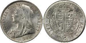 1/2 Crown Vereinigtes Königreich von Großbritannien und Irland (1801-1922) Silber Victoria (1819 - 1901)
