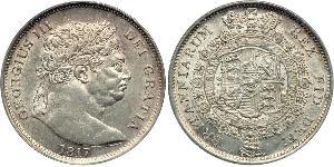1/2 Crown Vereinigtes Königreich von Großbritannien und Irland (1801-1922) Silber Georg III (1738-1820)