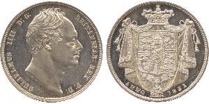 1/2 Crown Vereinigtes Königreich von Großbritannien und Irland (1801-1922) Silber Wilhelm IV (1765-1837)