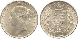 1/2 Crown Vereinigtes Königreich von Großbritannien und Irland (1801-1922) Silber Victoria (1819 - 1901)