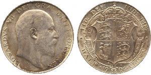 1/2 Crown Vereinigtes Königreich von Großbritannien und Irland (1801-1922) Silber Eduard VII (1841-1910)
